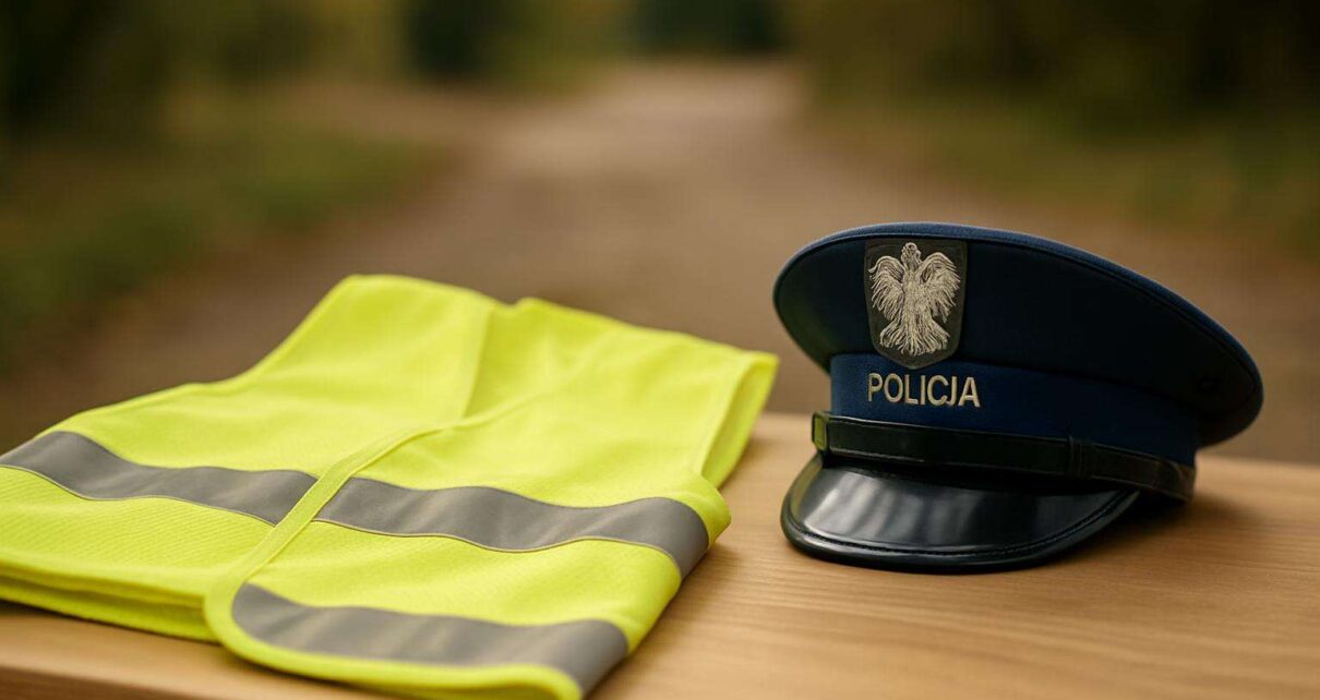 "Odblaskowa szkoła" z brzozowskimi policjantami