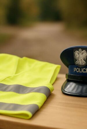 "Odblaskowa szkoła" z brzozowskimi policjantami